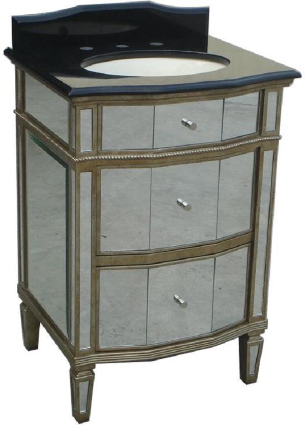 Mirrored Sink Vanity Mirrored Bathroom Vanity Mirrored Bathroom